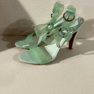 Karl Lagerfeld Patent Leather MINT Heels